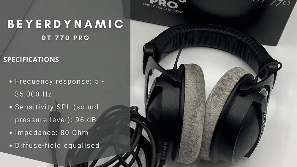 Beyerdynamic DT 770 Pro Headphones