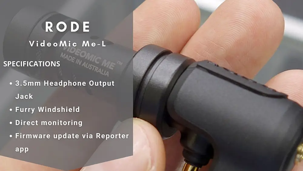 Rode VideoMic Me-L Microphone