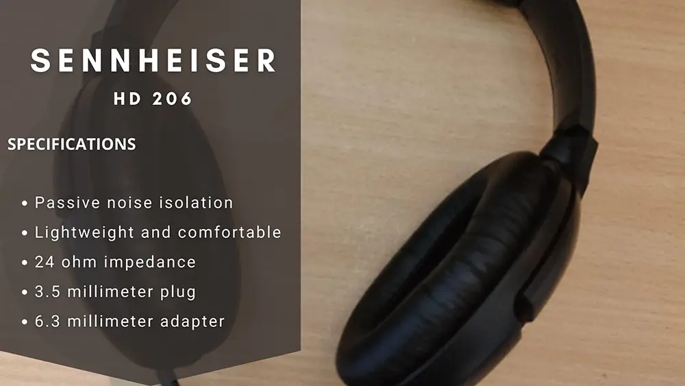 Sennheiser HD 206 Headphones