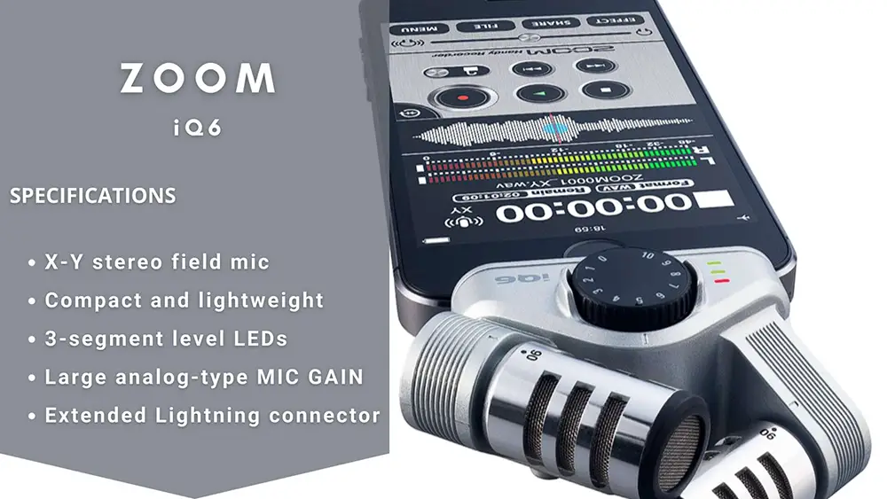 Zoom iQ6 Microphone
