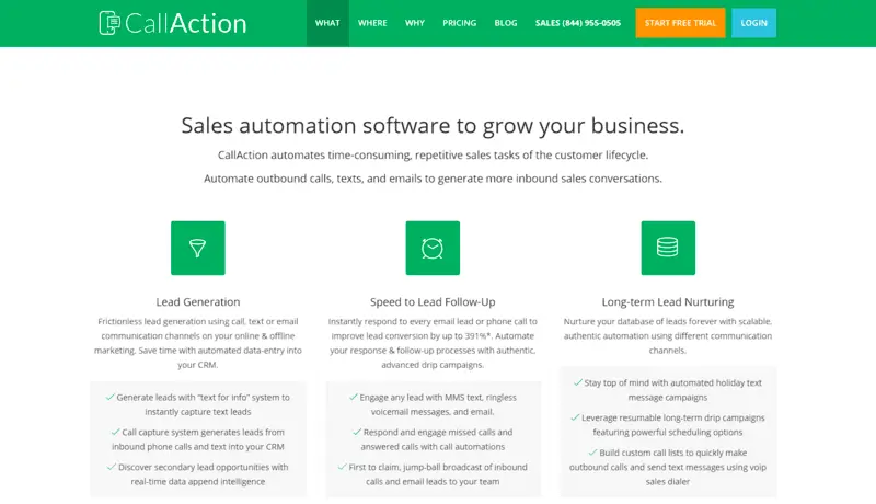 CallAction Call Tracking Software