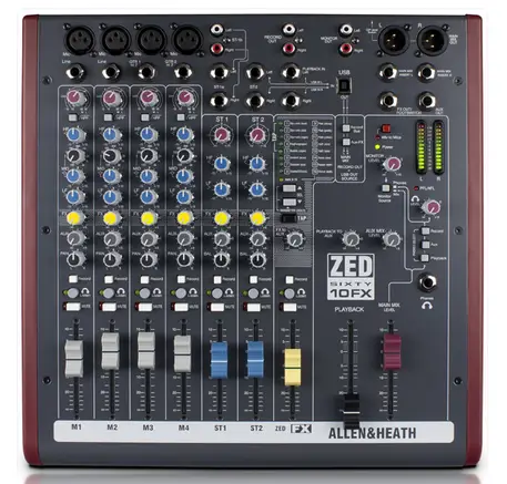 Allen & Heath ZED60-10FX Mixer Review