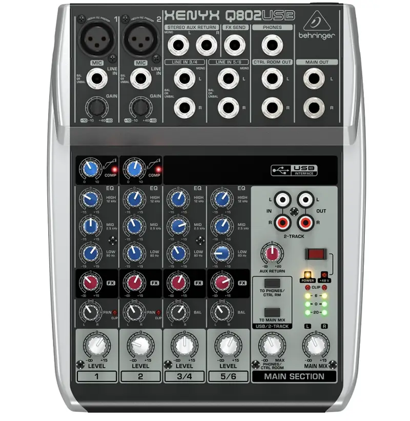 Behringer Xenyx Q802USB Mixer Review