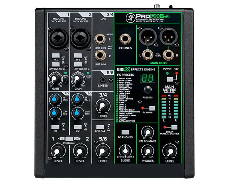 Mackie ProFX6v3 Mackie ProFX6v3 Mixer Review