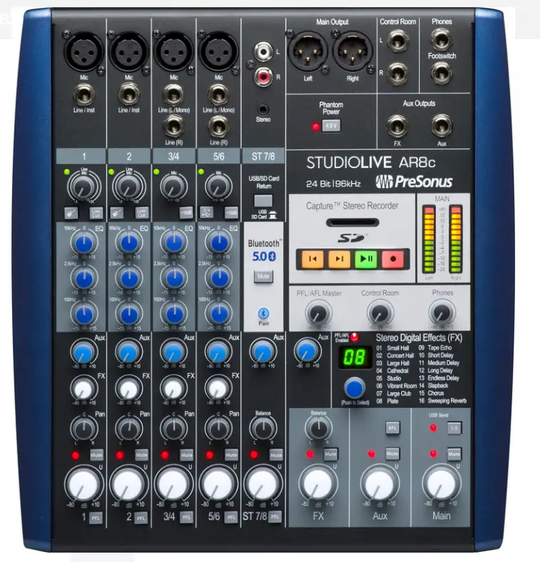 Presonus StudioLive AR8c Mixer Review